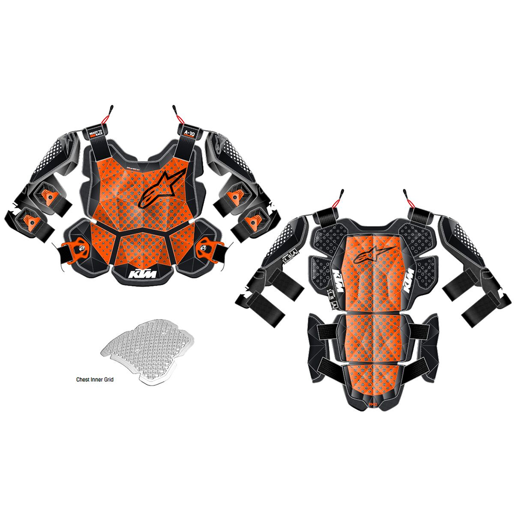 KTM A-10 V2 Full Chest Protector – GP Motorcycles