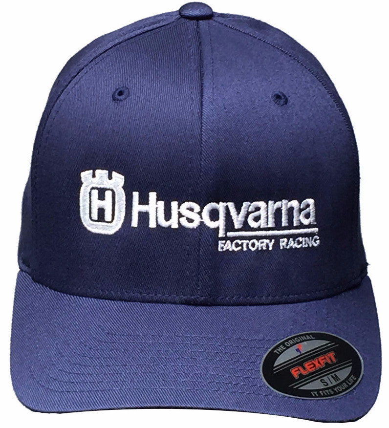 GP and Husqvarna Logo Hat Blue