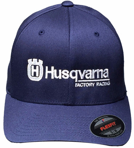 GP and Husqvarna Logo Hat Blue