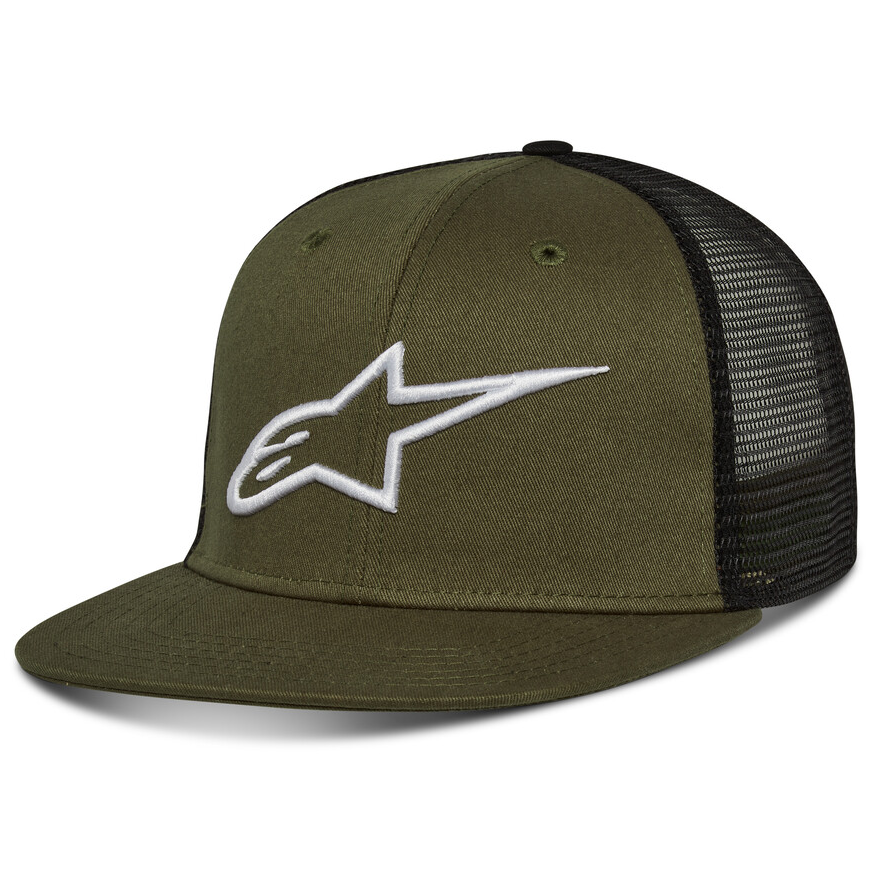 Alpinestars Corp Trucker Hat - Military/Black