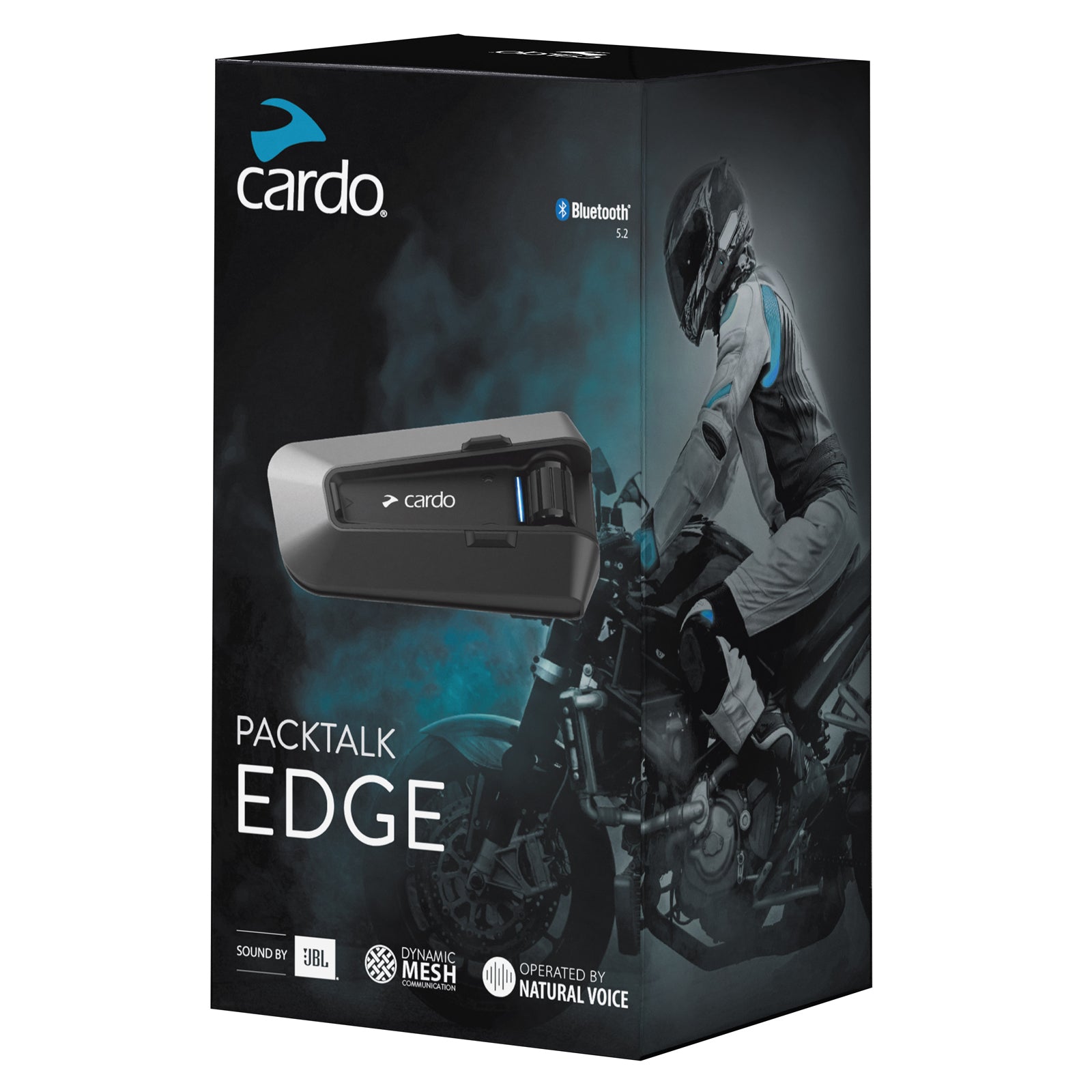 【新品未使用】Cardo Packtalk EDGE 日本語設定 化粧箱付き Cardo Packtalk Edge Motorcycle Communication System – GP Motorcycles