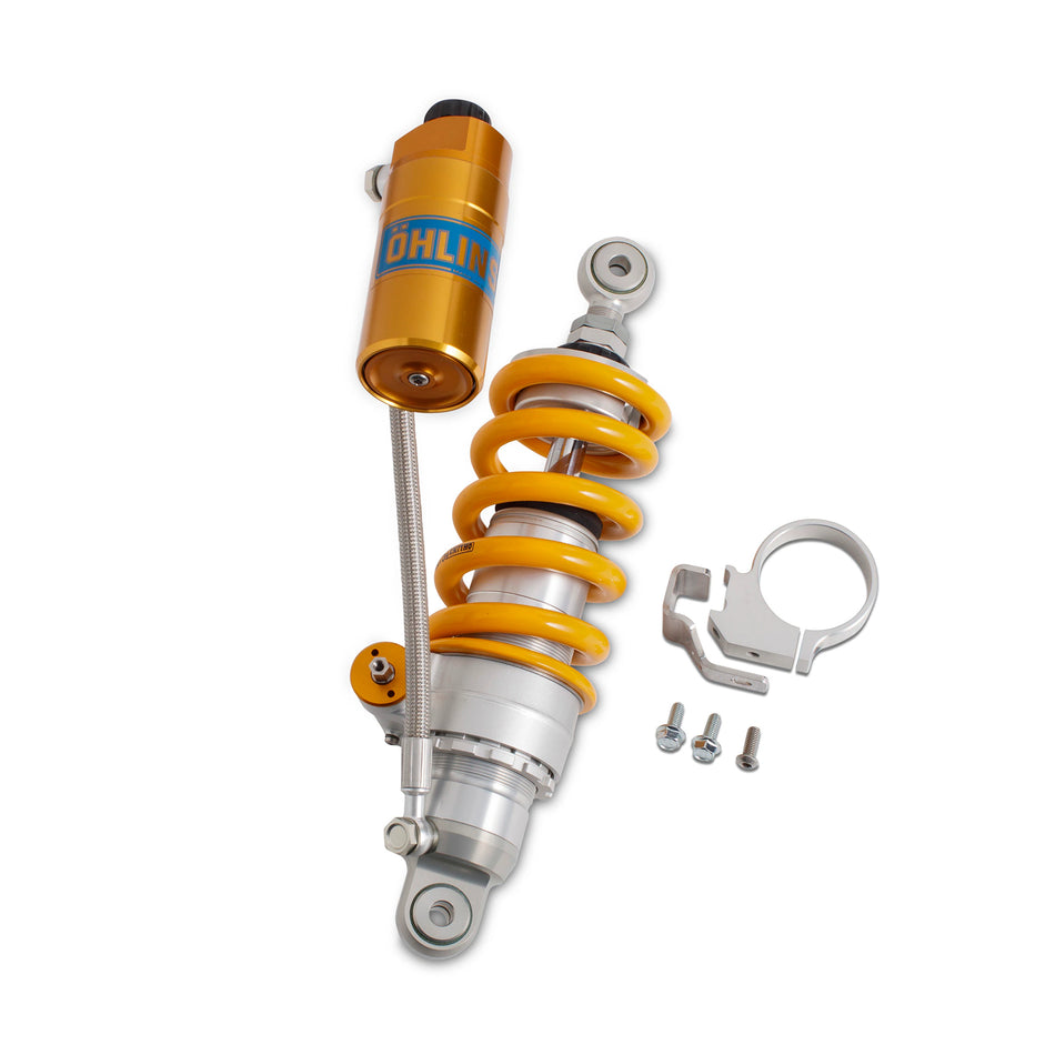 Uninstalled detailed Aprilia Ohlins Rear Shock for RS 660 / Tuono 660