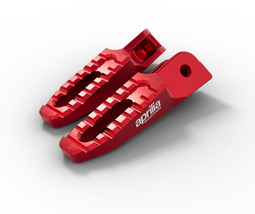 Aprilia RS 457 CNC Aluminum Red Footpegs