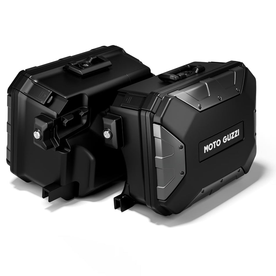 Moto Guzzi V85 Urban Dark Plastic Side Case Set