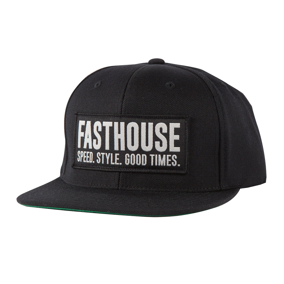 Fasthouse Blockhouse Snapback Hat