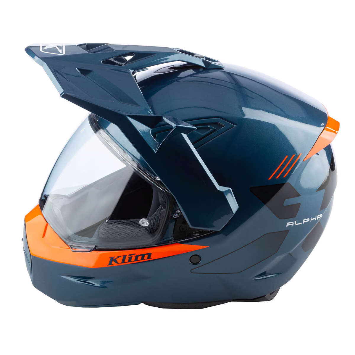 alpha motorcycle helmet Klim X1 Quanta Gloss Black ventilation and versatility KLIM X1 Alpha Helmet