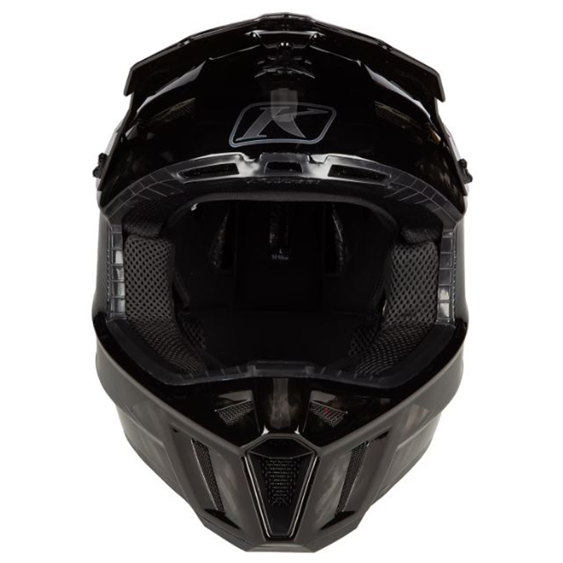 carbon off road motorcycle helmets Klim F3 Carbon Pro Off Road Helmet ECE Striker Carbon Gloss Black / SM