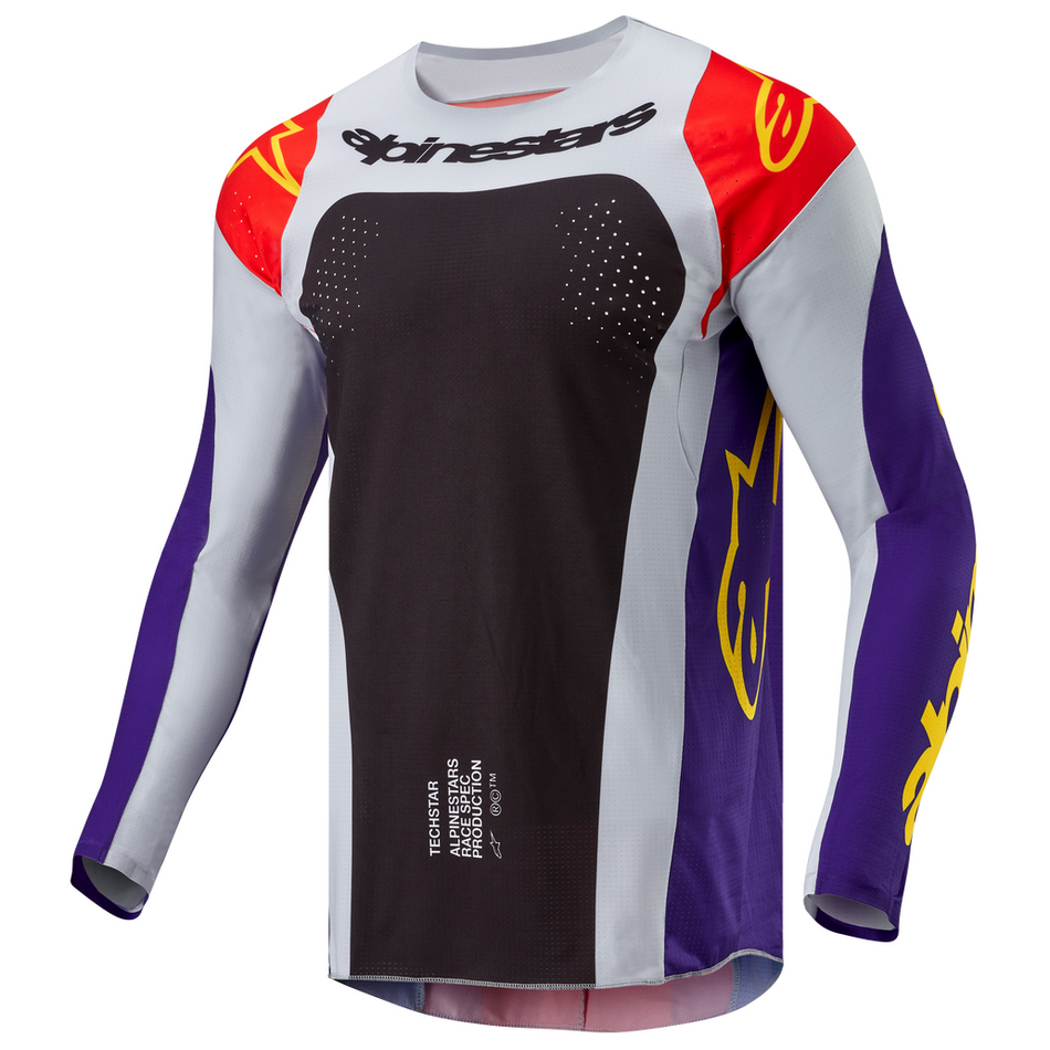 Alpinestars 2024 Techstar Ocuri Jersey - Hot Orange/Purple/Black