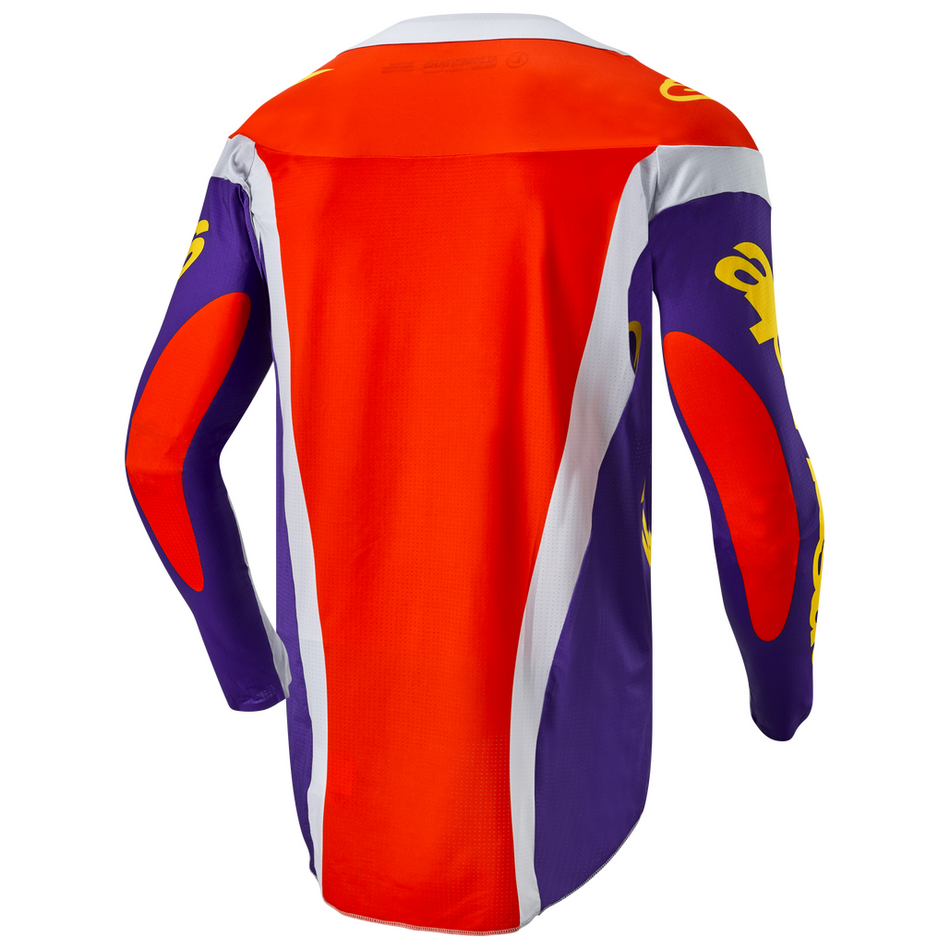 Alpinestars 2024 Techstar Ocuri Jersey - Hot Orange/Purple/Black