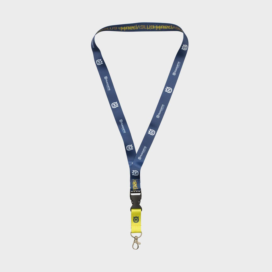 Husqvarna Lanyard Pit Pass Holder Keychain