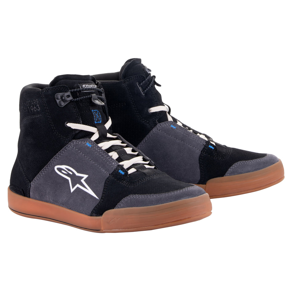 Alpinestars Chrome Riding Shoes - Black/Asphalt/Black