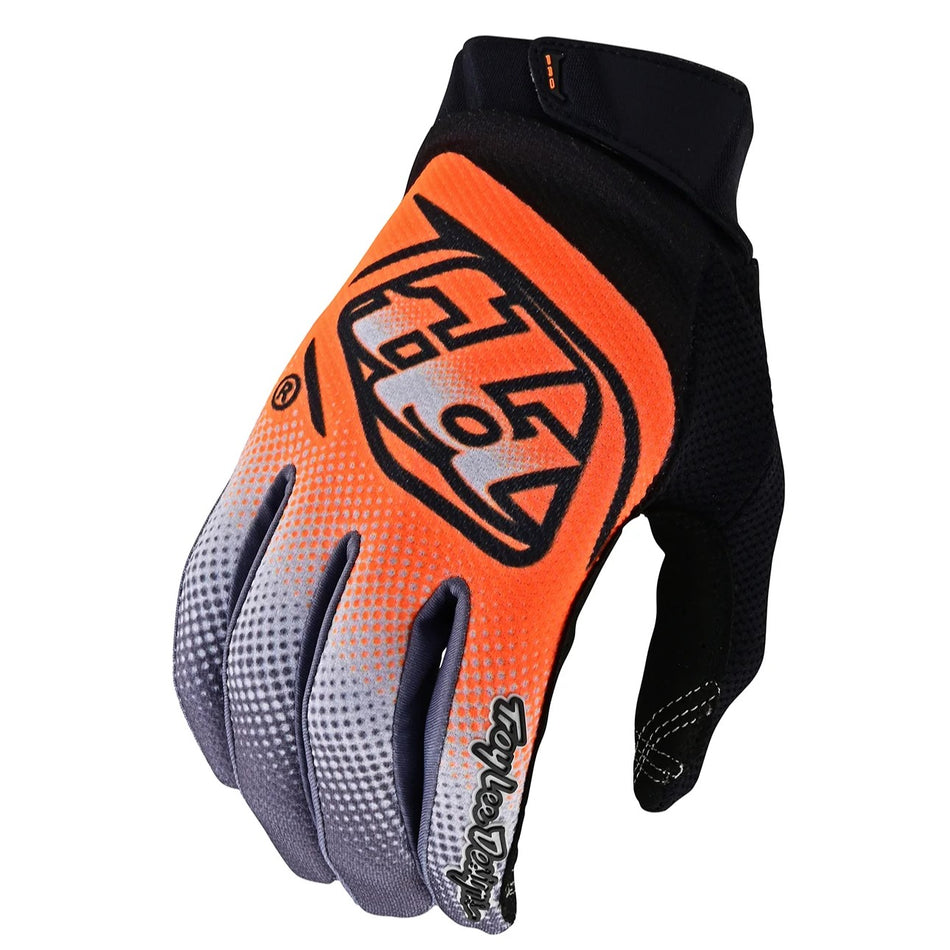 Troy Lee Designs GP Pro Gloves - Bands Neo Orange/Gray