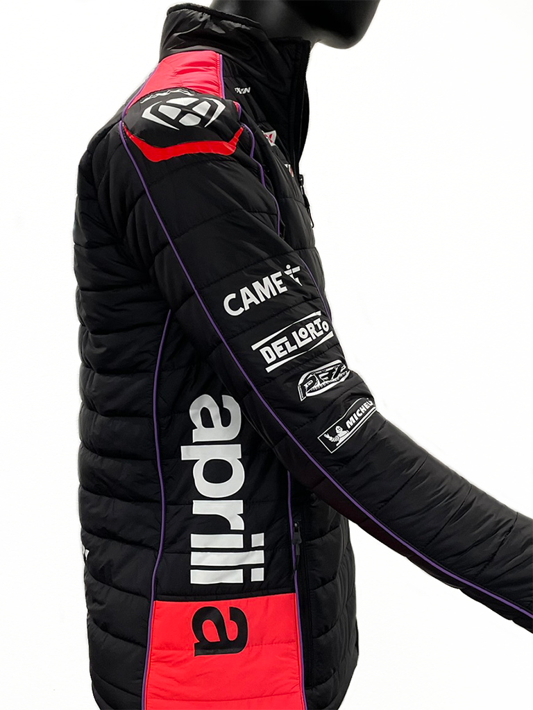 Aprilia Racing GP 23 Teamwear Replica Full Zip Puffy Windbreaker Aprilia Racing GP 23 Teamwear Replica Full Zip Puffy Windbreaker