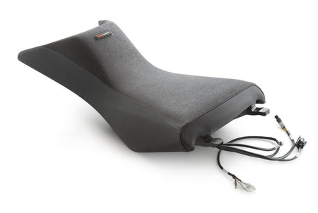 detailed photo of uninstalled KTM Ergo Heated Riders Seat for 790 & 890 Adventure models