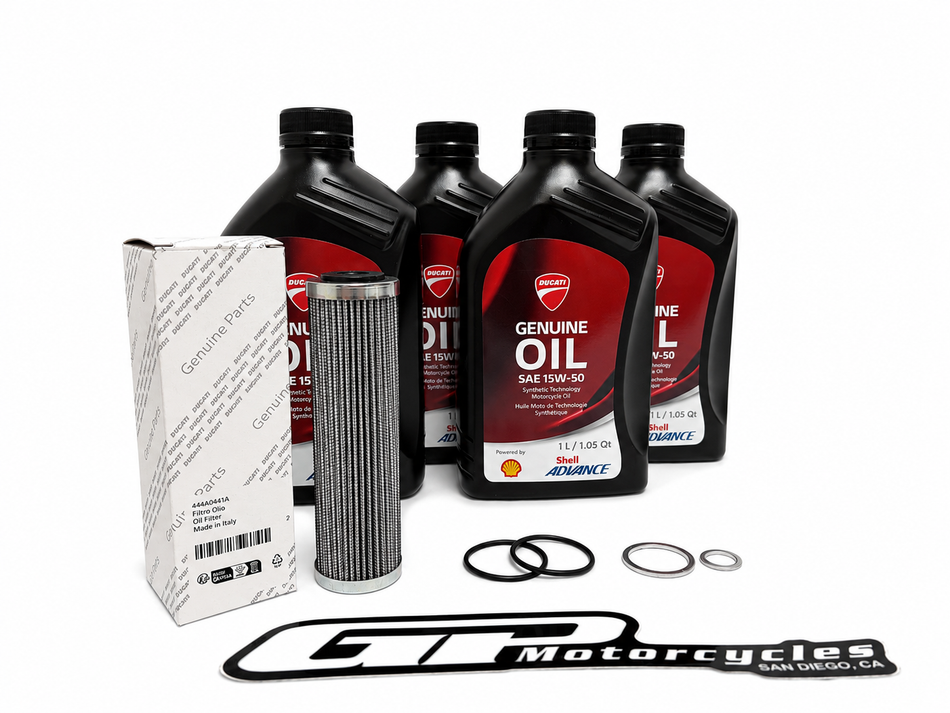 Oil Change Kit for Ducati Current V2 Models 2025+