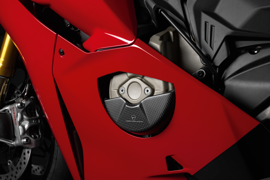 Ducati Panigale V4 Carbon Fiber Stator Cover Protection