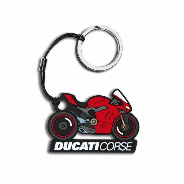 Ducati Corse Panigale V4S Rubber Key Ring