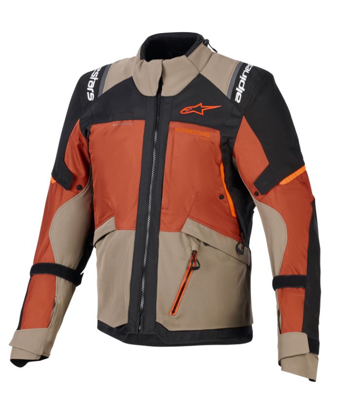 Alpinestars Andes V4 Drystar Jacket Walnut Rust/Black