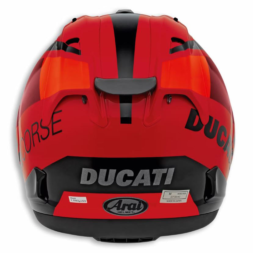 DUCATI CORSE V6 Arai バイクヘルメット レッド/ブラック Ducati by Arai Corse V6 Full Face Helmet – GP Motorcycles