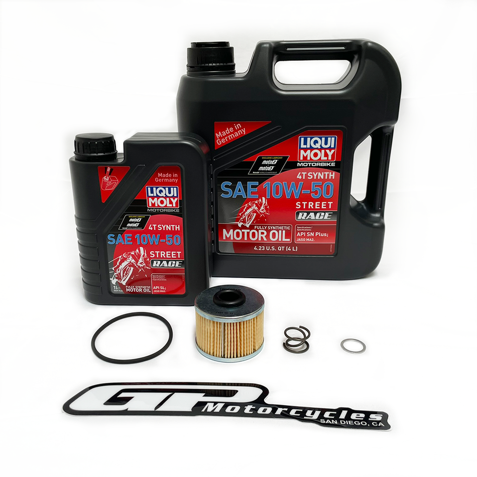 Oil Change Kit For Moto Guzzi V100 Mandello/V100 Stelvio Models