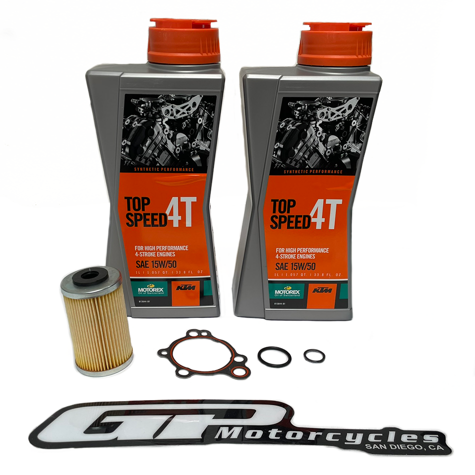 Oil Change Kit For 24+ KTM/Husqvarna 390/401 Models