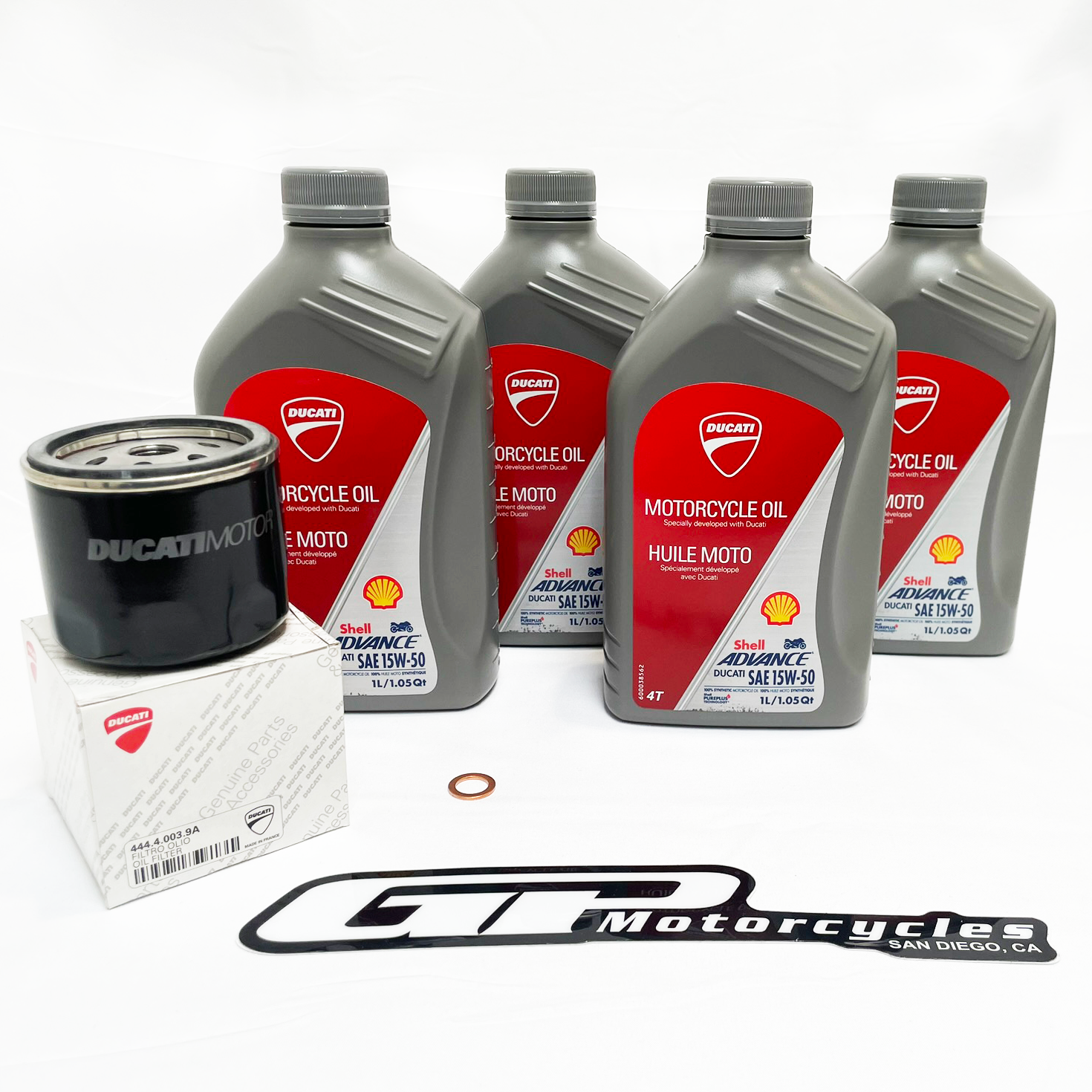 Oil Change Kit For Ducati 848/1098/1198cc Models – GP Motorcycles