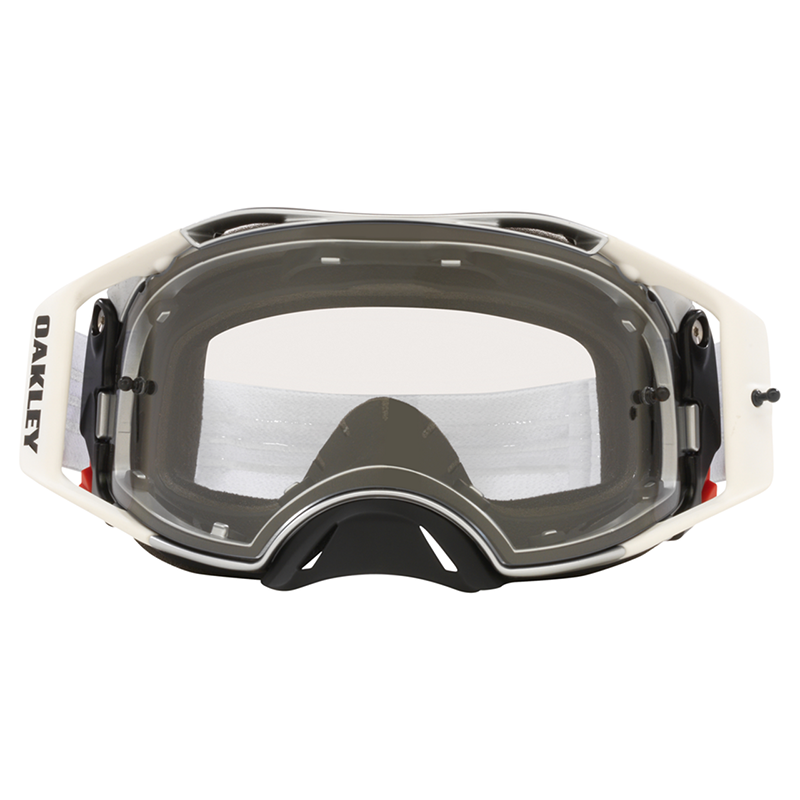 Oakley Airbrake MX Goggle Tuff Blocks White Clear Lens