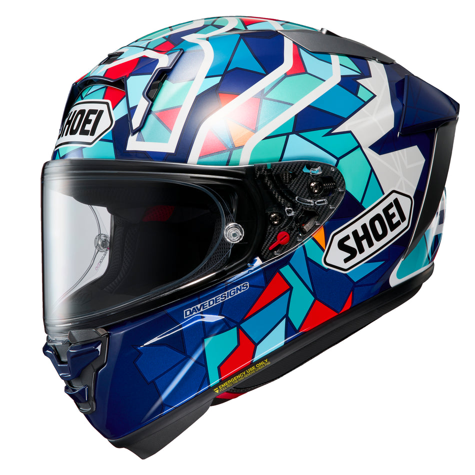 SHOEI X-Fifteen Marquez Barcelona TC-10 Full Face Helmet