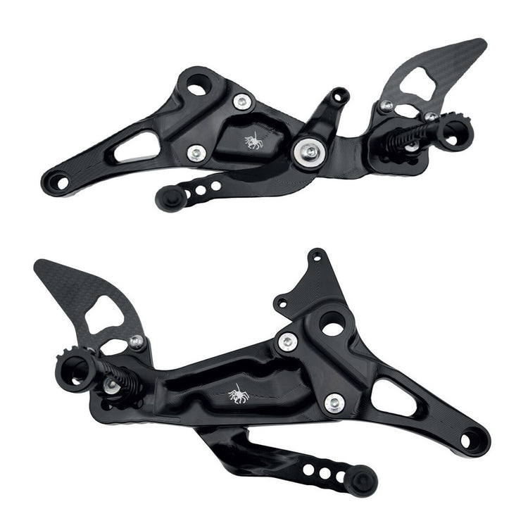Spider Racing Spider Racing Aprilia RS 457 Billet Adjustable Rearsets – GP Motorcycles