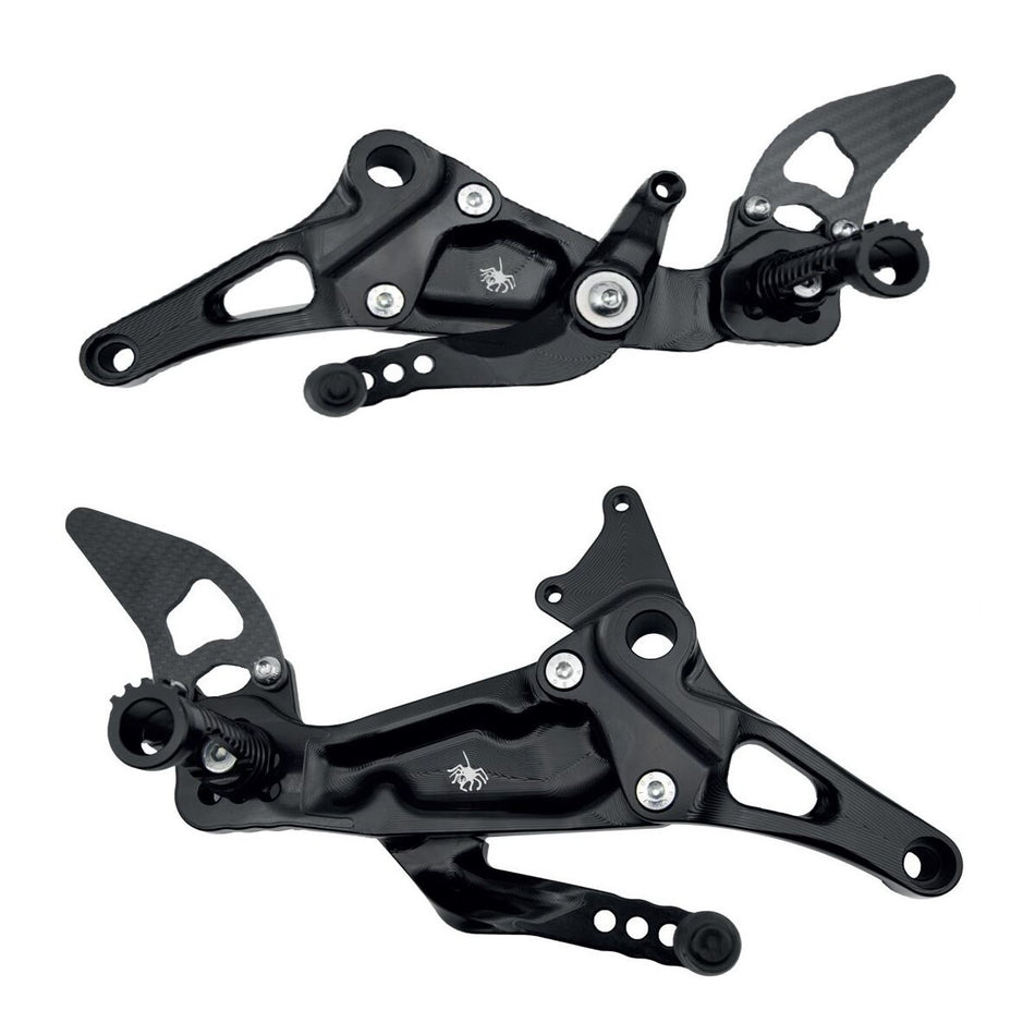 Spider Racing Aprilia RS 457 Billet Adjustable Rearsets