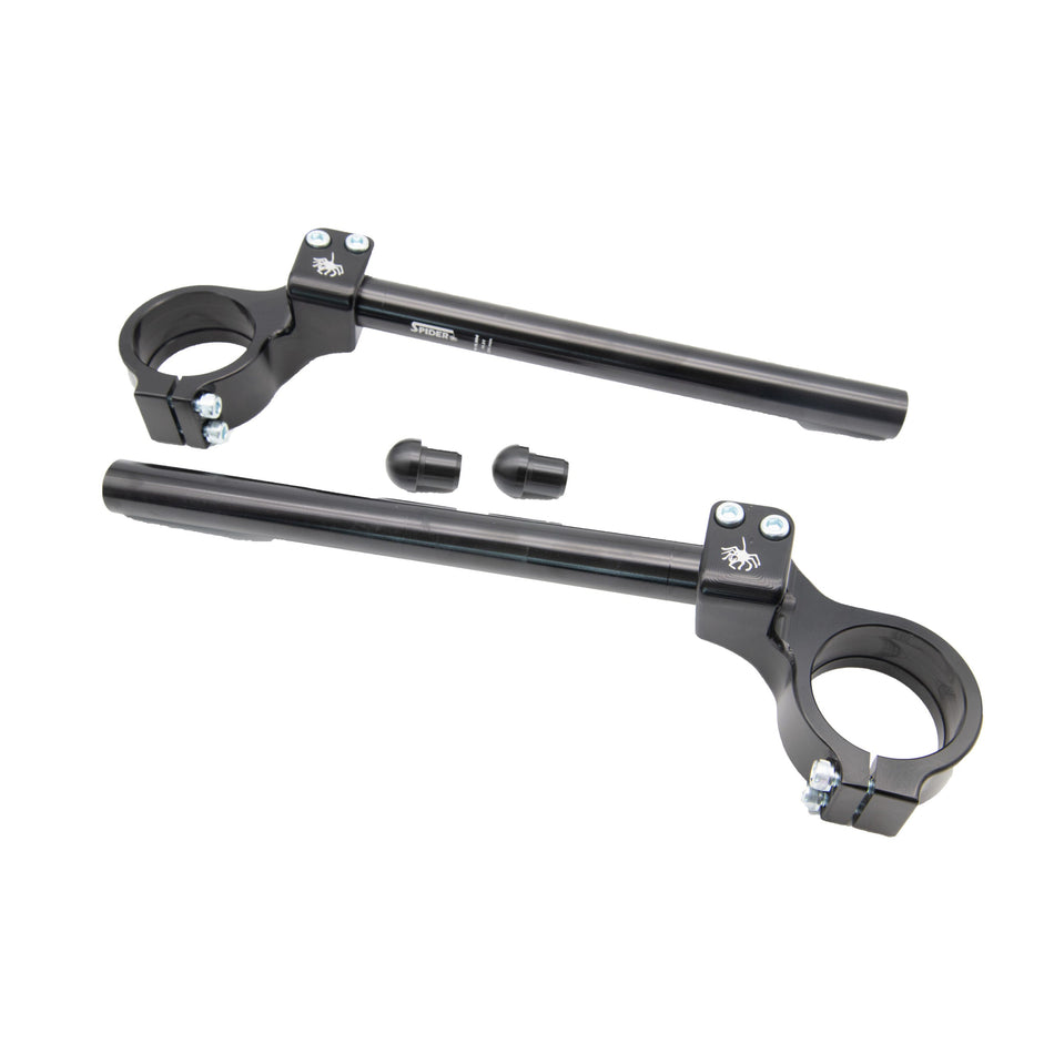 Spider Racing Aprilia RS 457 / RS 660 / RSV4 Off-Set Handlebar Clip-Ons 25 Diameter 51mm Height +25mm