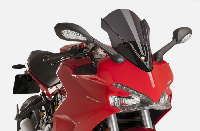 Puig Z-Racing Dark Smoke Windscreen for Ducati Super Sport