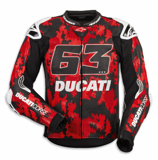 Ducati Replica MotoGP FB63 Leather Jacket by Alpinestars
