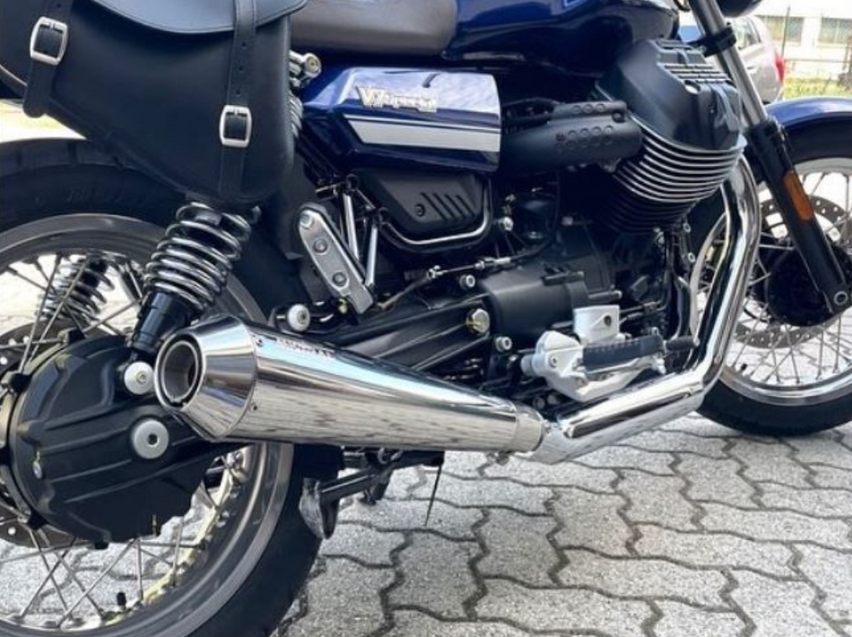 Mistral Polished Short Muffler Set V7 850 E5 2021+