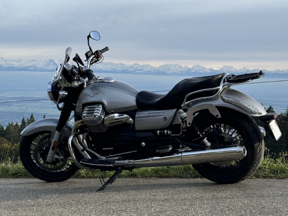 Mistral Conical Stainless-Steel Exhausts for Moto Guzzi California/Eldorado 1400