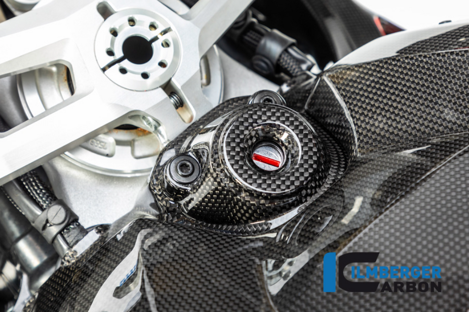 Ilmberger-Carbon Gloss Key Guard for Ducati Panigale V4