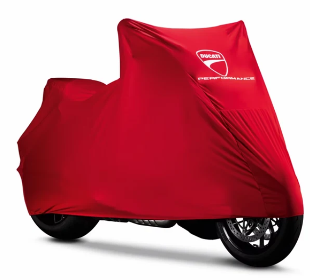 Ducati Red Motorcycle Cover