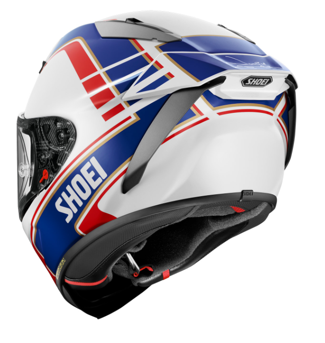 shoei full-face helmet GT-Air 3 - White free view throughout the entire field of vision Shoei RF-1400 Helmet - Matte