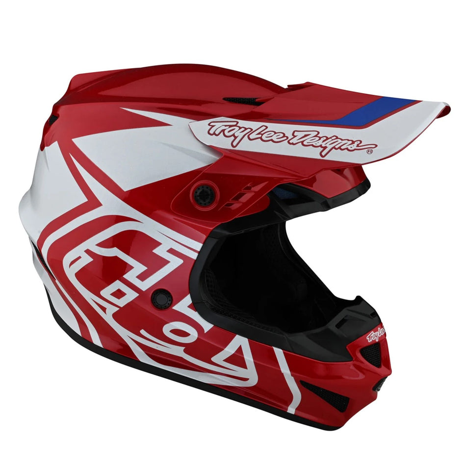 Troy Lee Designs GP Overload Off-Road Helmet Red/White