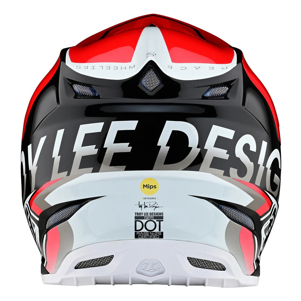 Troy Lee Designs SE5 Composite Qualifier Red / Black Off-Road Helmet – GP Motorcycles