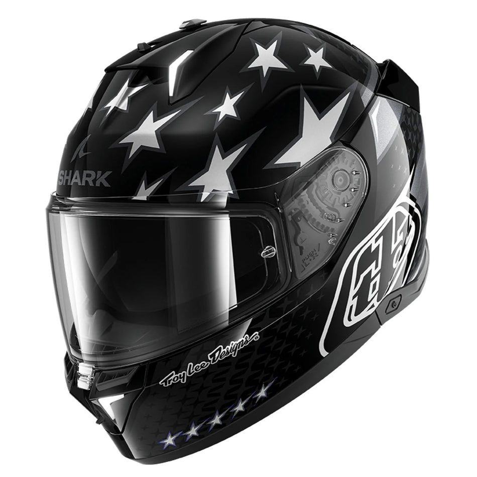 Troy Lee Designs Shark Skwal i3 US Flag Black / Anthracite Full Face Helmet