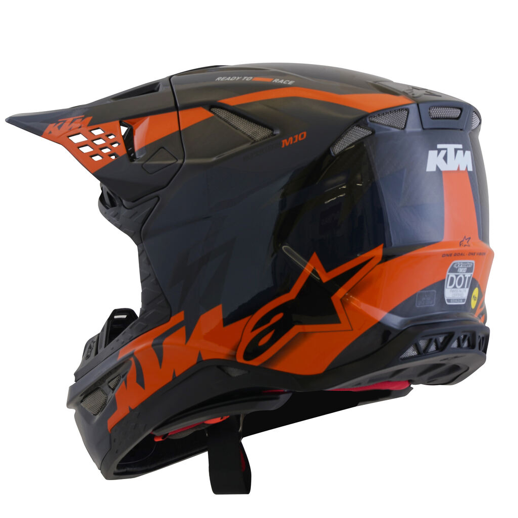 KTM Alpinestars Supertech M10 Carbon/Kevlar Off-Road Helmet KTM Alpinestars Supertech M10 Carbon/Kevlar Off-Road Helmet