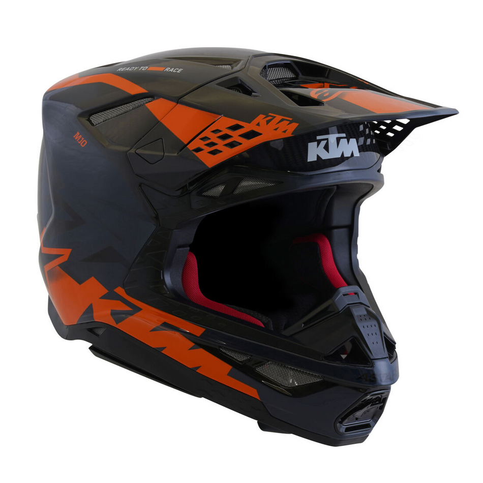 KTM Alpinestars Supertech M10 Carbon/Kevlar Off-Road Helmet