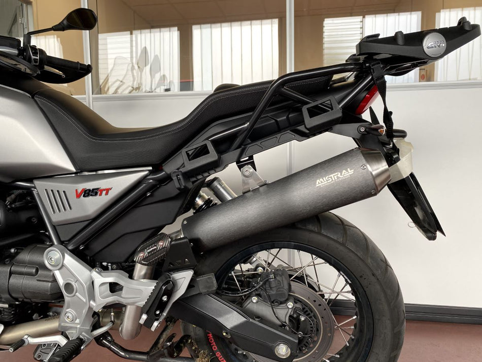 Mistral Conical Exhaust for Moto Guzzi V85TT