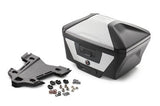 KTM 36 liter top case in silver and black for 790/890 Adventure