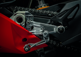 Ducati Performance Rizoma Adjustable Rearsets, Silver, Panigale V4 2022+
