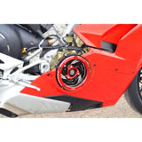 Ducabike Clear Clutch Cover W/ Red Casing, Streetfighter V4