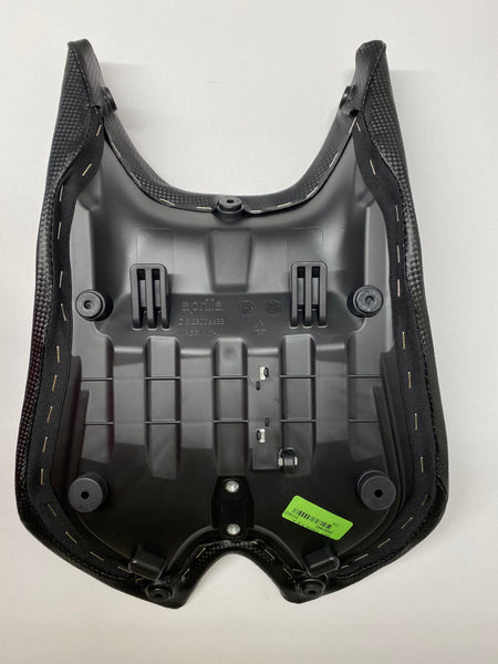 Detailed photo of the underneath of uninstalled Gel Comfort Seat for 2021-2024 Aprilia RS 660 / Tuono 660