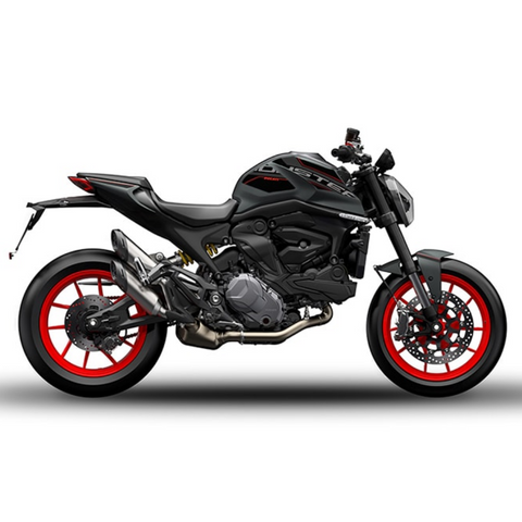 Ducati Monster 950 showing Ducati Performance Decals in Black