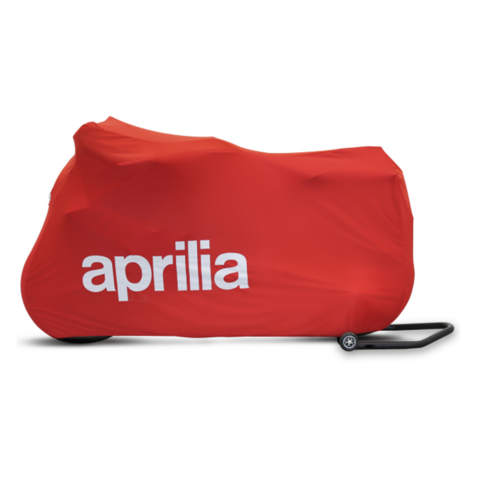 Installed Aprilia Indoor Bike Cover for RS 660 & RSV4